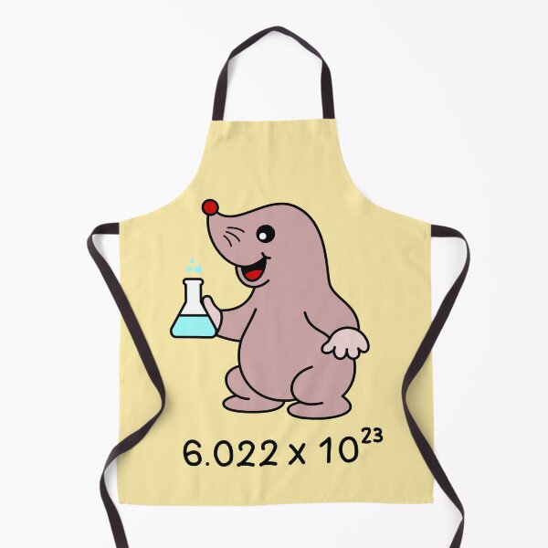 Item preview, Cute Mole Scientist. Avogadro's Number Pun. designed and sold by TashaVector.