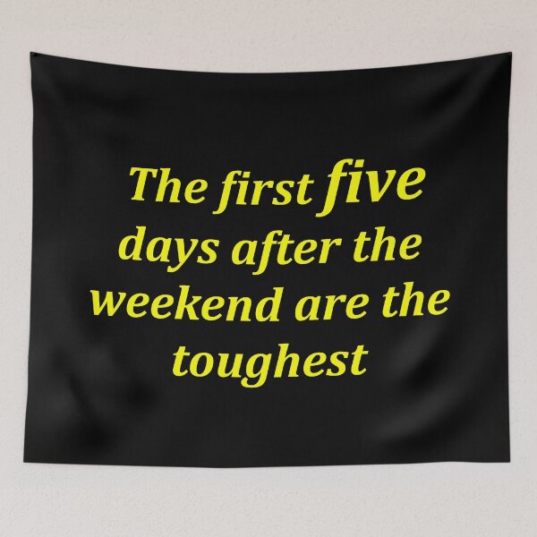 Item preview,  The first five days  designed and sold by funniesttext.