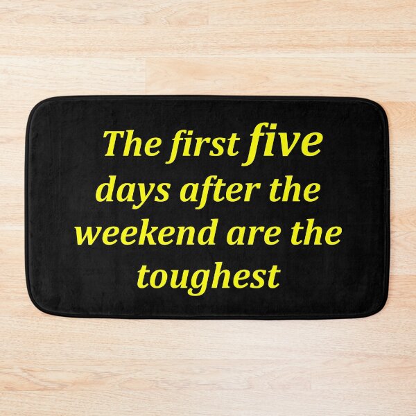 Item preview,  The first five days  designed and sold by funniesttext.