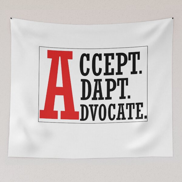 Item preview, accept adapt advocate - school of psychologist designed and sold by 0umStore.