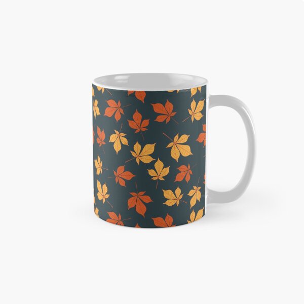 Item preview, Yellow and orange chestnut leaves pattern designed and sold by NeteDesign.