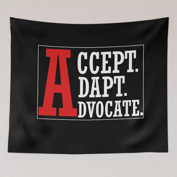 Item preview, accept adapt advocate - school of psychologist designed and sold by 0umStore.