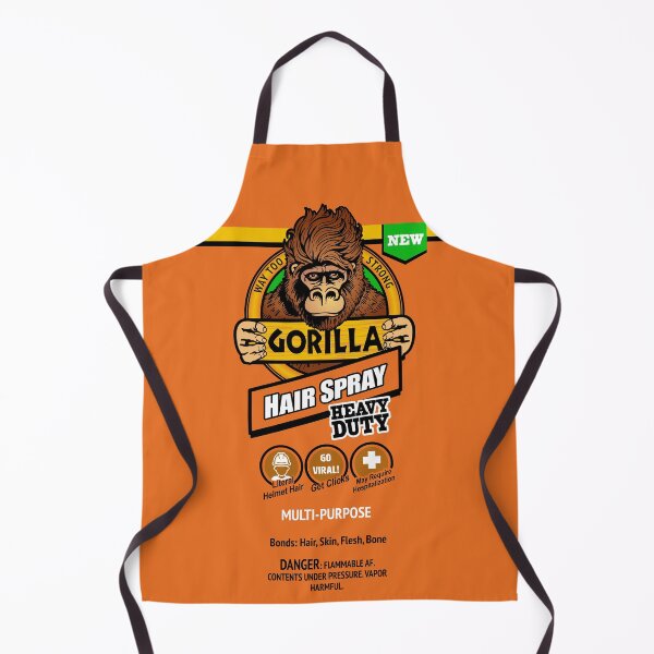 Item preview, Gorilla Hair Spray Logo Parody designed and sold by ctkrstudio.