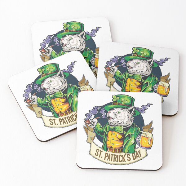 Item preview, st. Patrick's day holding a glass full of beer designed and sold by king's Outfit.