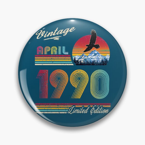 Item preview, Vintage April 1990 Birthday designed and sold by GreenSplash.