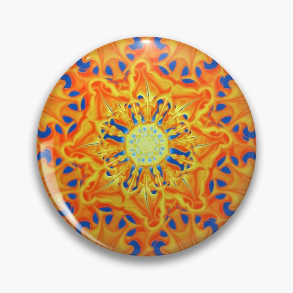 Item preview,  Bee Bloom round 1 Sunrise nature flower pattern designed and sold by bryansteward.