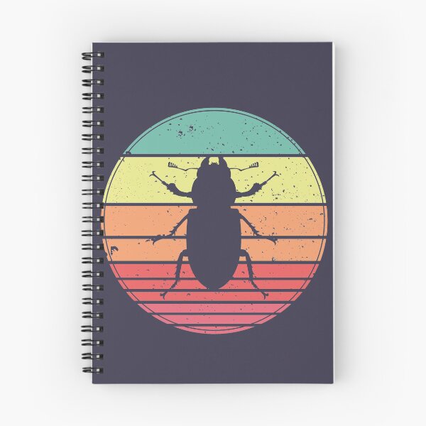 Item preview, Metallic Dung Beetle Vintage Sunset Retro designed and sold by faudeltn.