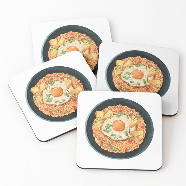 Item preview, Spicy Ramen with Egg and Fish Cake designed and sold by Janetarts.