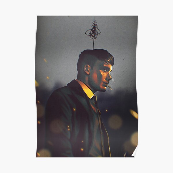 Peaky Blinders T-shirts affiche netflix série télévisée Sticker Poster