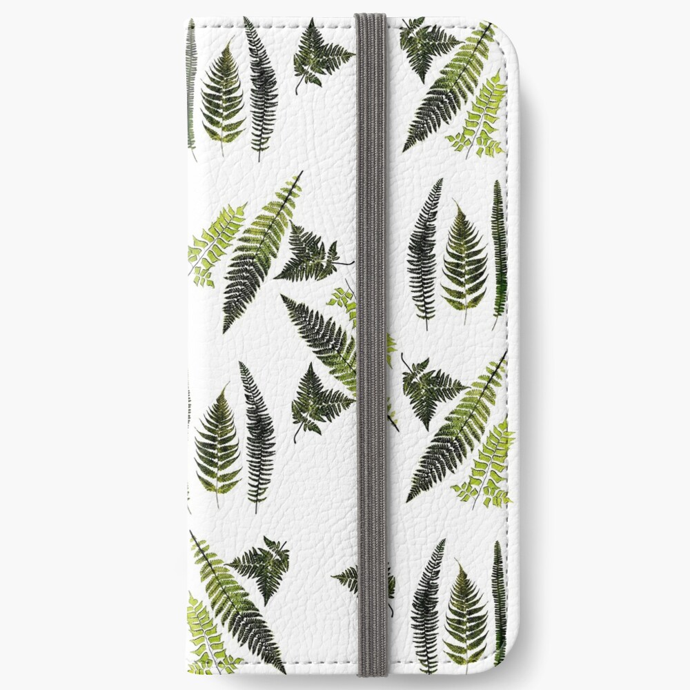 Fronds of ferns iPhone Wallet