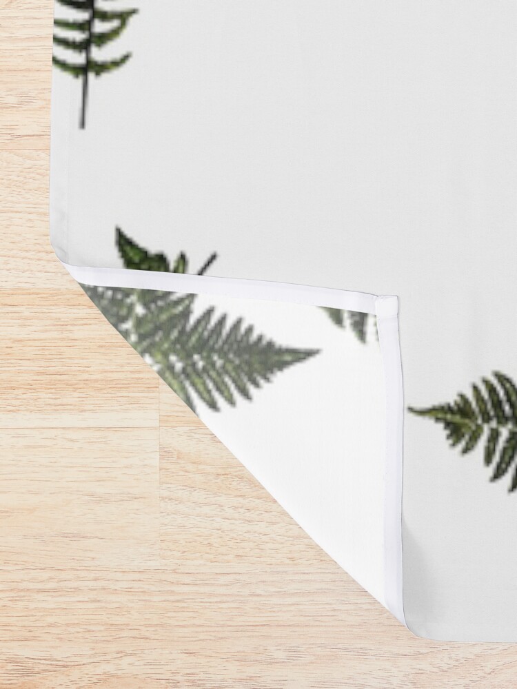 Alternate view of Fronds of ferns Shower Curtain
