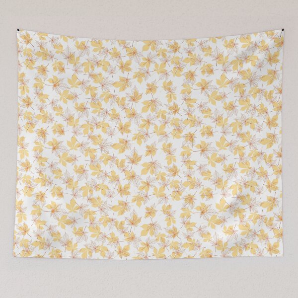 Item preview, Yellow and orange chestnut leaves pattern designed and sold by NeteDesign.