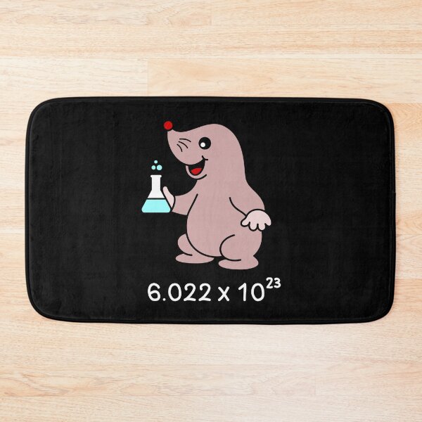 Item preview, Cute Mole Chemist. Avogadro's Number Pun.  designed and sold by TashaVector.