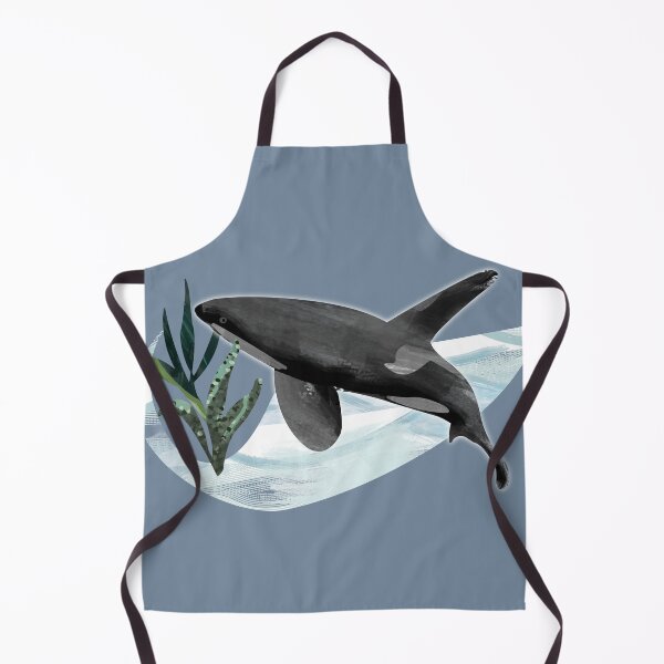 Artikelvorschau, Aquarell Orca Killerwal Illustration - Tiefseeleben entworfen und verkauft von Caroline Laursen.