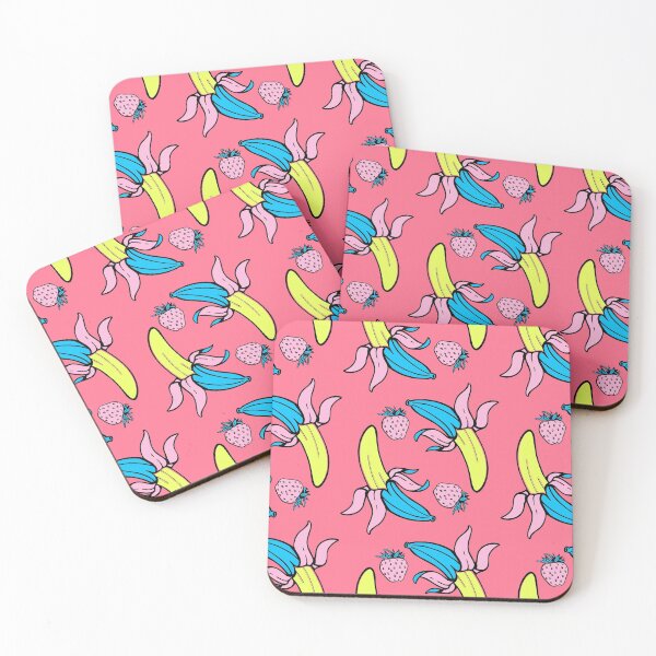 Item preview, Banana strawberry pattern designed and sold by Opine.