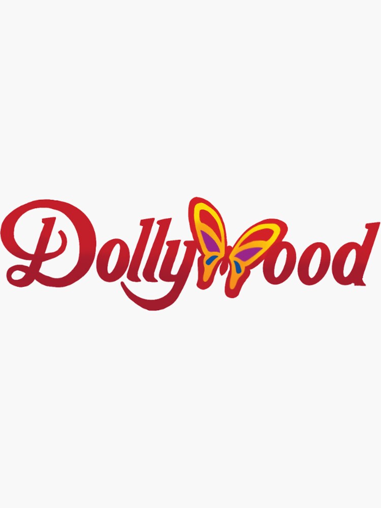"Dollywood Logo" Sticker for Sale by stickerart27 Redbubble