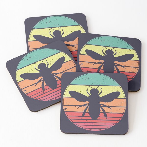 Item preview, Honey Bee Vintage Sunset Retro designed and sold by faudeltn.