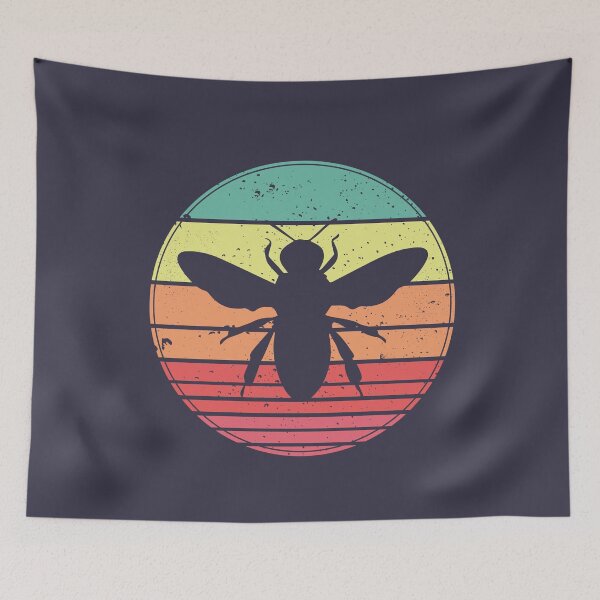Item preview, Honey Bee Vintage Sunset Retro designed and sold by faudeltn.
