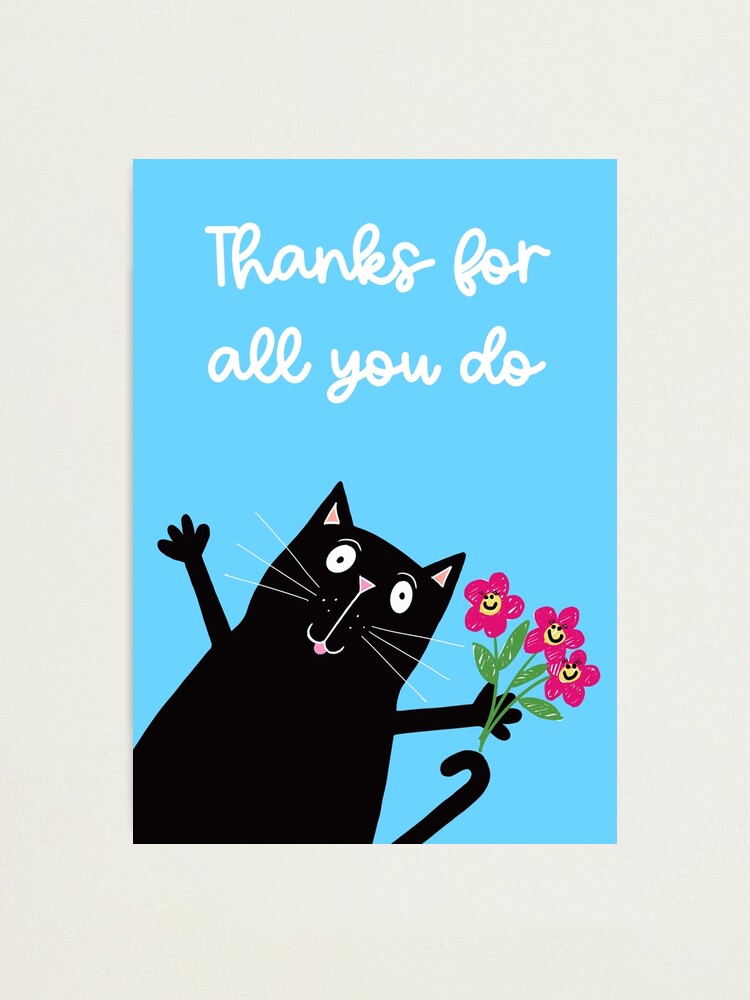 Carte Remerciement Photo Tendance Avec Photo Fond Kraft - Joli Faire Part