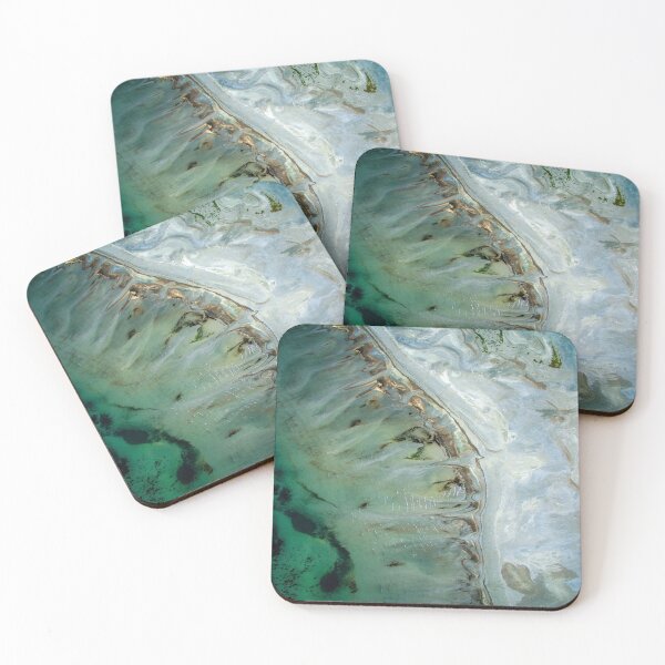 Item preview, Gold Aqua Marine Marble Art. designed and sold by BEyourself be.