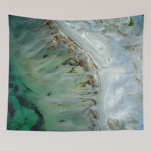 Item preview, Gold Aqua Marine Marble Art. designed and sold by BEyourself be.