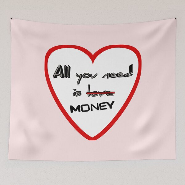 Item preview, *All you need is money* designed and sold by ITALY-Roselli-.