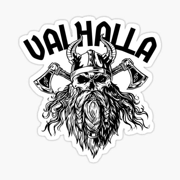 Valhalla Viking Odin Thor Sticker