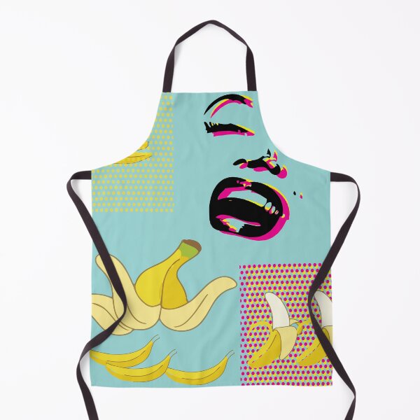 Item preview, Pillows & Totes Andy Warhol's Pop Art Fusion: Marilyn Monroe Meets the Playful Banana designed and sold by ZIKI VI.