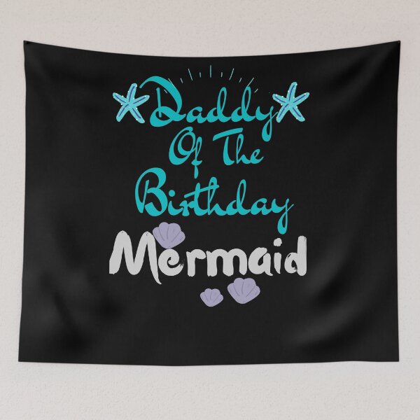 Item preview, Daddy Of The Birthday Mermaid  designed and sold by arteesy.