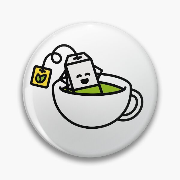Item preview, Funny Green tea Matcha tea bag in teacup bath Yoga designed and sold by LaundryFactory.