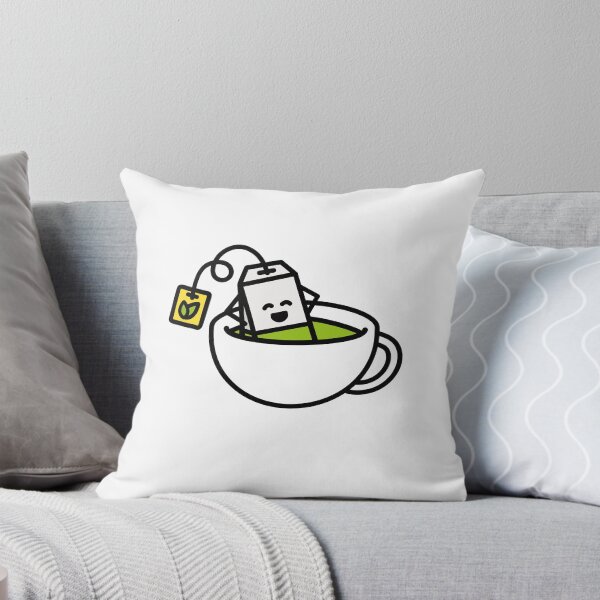 Item preview, Funny Green tea Matcha tea bag in teacup bath Yoga designed and sold by LaundryFactory.