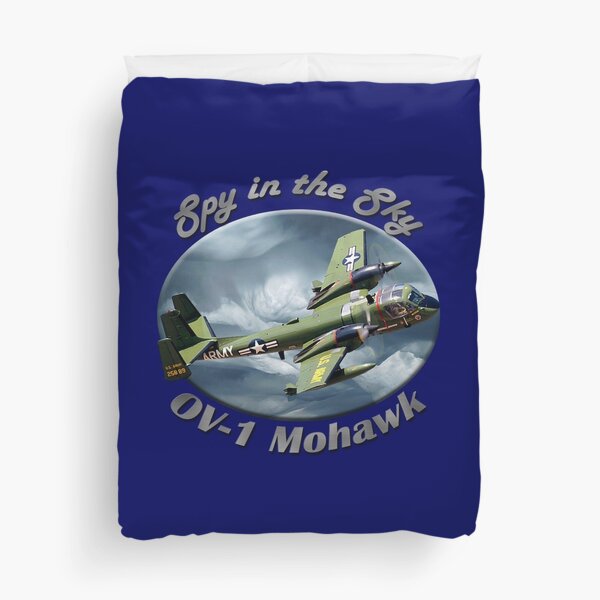 OV-1 Mohawk Spy In The Sky Duvet Cover
