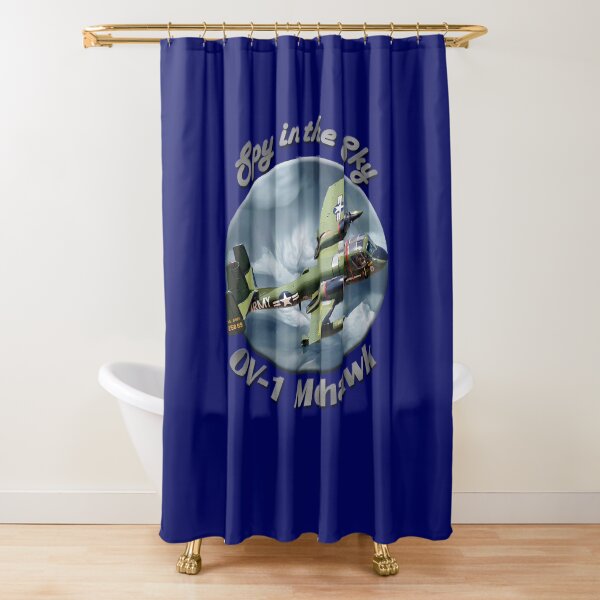 OV-1 Mohawk Spy In The Sky Shower Curtain