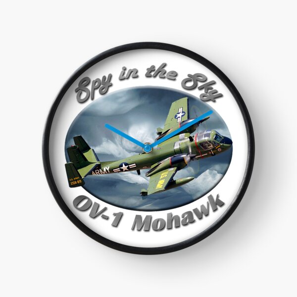 OV-1 Mohawk Spy In The Sky Clock