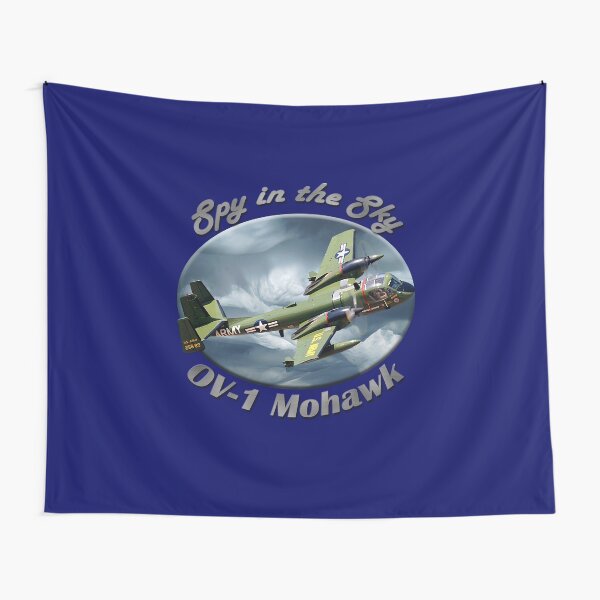 OV-1 Mohawk Spy In The Sky Tapestry
