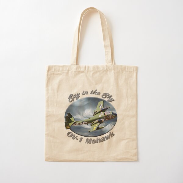 OV-1 Mohawk Spy In The Sky Cotton Tote Bag
