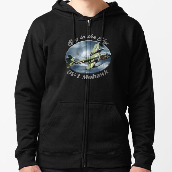 OV-1 Mohawk Spy In The Sky Zipped Hoodie
