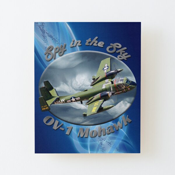 OV-1 Mohawk Spy In The Sky Wood Mounted Print