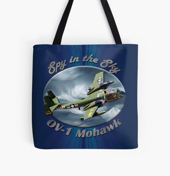 OV-1 Mohawk Spy In The Sky All Over Print Tote Bag