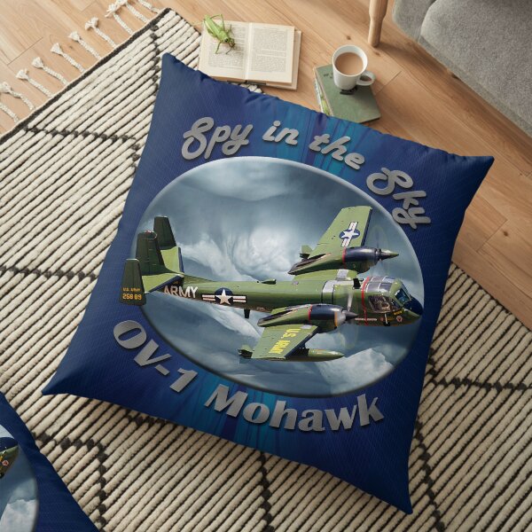 OV-1 Mohawk Spy In The Sky Floor Pillow