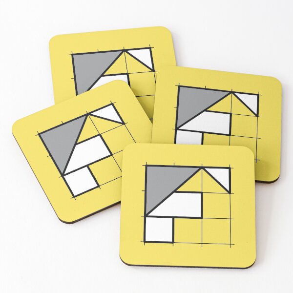 Item preview, F // Perfectionist Alphabet (Pantone Illuminating + Ultimate Gray) designed and sold by fumauk.