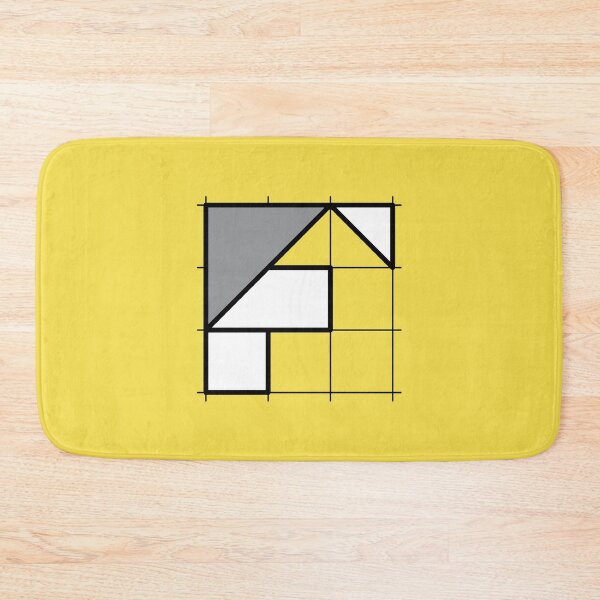Item preview, F // Perfectionist Alphabet (Pantone Illuminating + Ultimate Gray) designed and sold by fumauk.