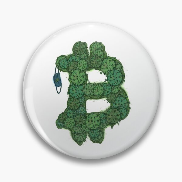 Item preview, B Is For Bitcoin COVID Edition designed and sold by IsaacDackson.