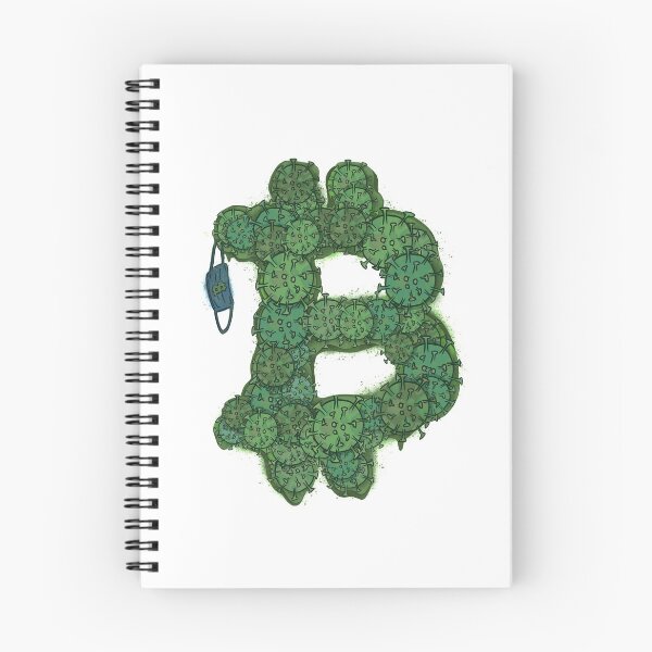 Item preview, B Is For Bitcoin COVID Edition designed and sold by IsaacDackson.
