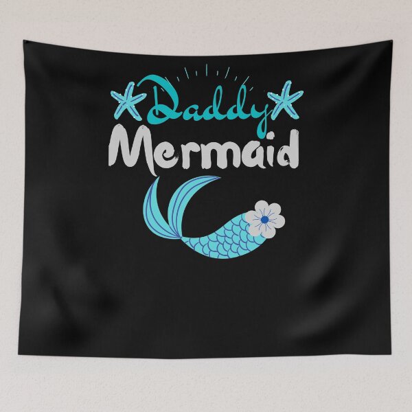 Item preview, Daddy Of The Birthday Mermaid  designed and sold by arteesy.