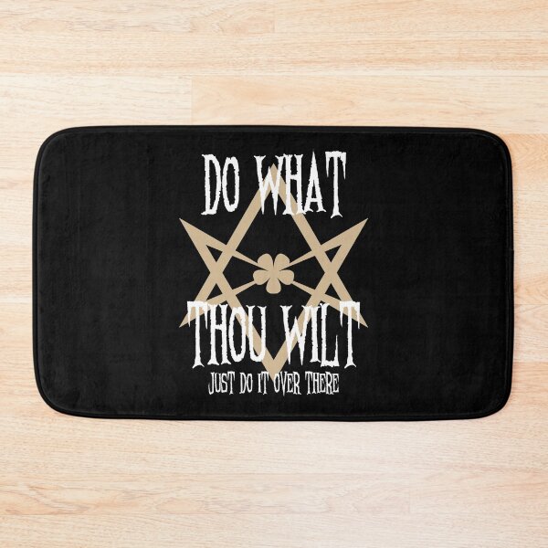 Item preview, Do What Thou Wilt Just Do It Over There Funny Thelema Aleister Crowley designed and sold by YomeHayin.