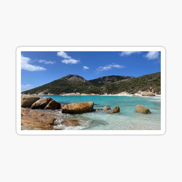 Item preview, Clear Summer Day at Little Beach designed and sold by thoughfuldesign.