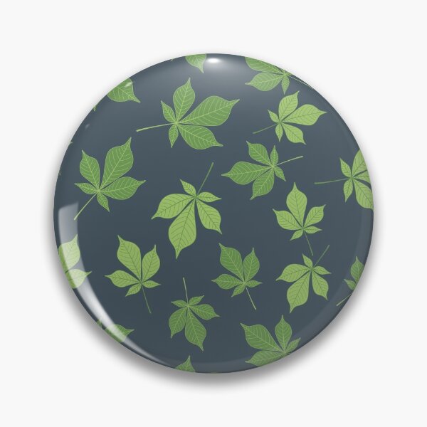 Item preview, Green chestnut leaves pattern designed and sold by NeteDesign.