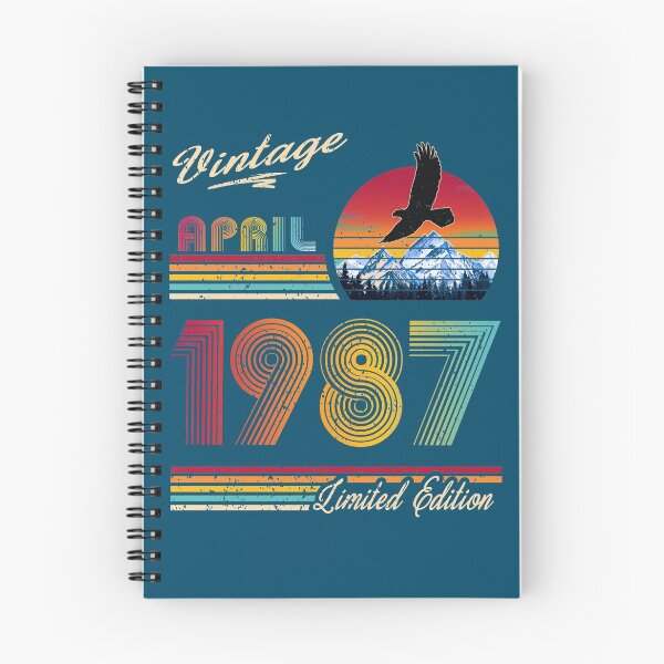 Item preview, Vintage April 1987 Birthday designed and sold by GreenSplash.