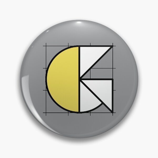 Item preview, G // Perfectionist Alphabet (Pantone Ultimate Gray + Illuminating) designed and sold by fumauk.